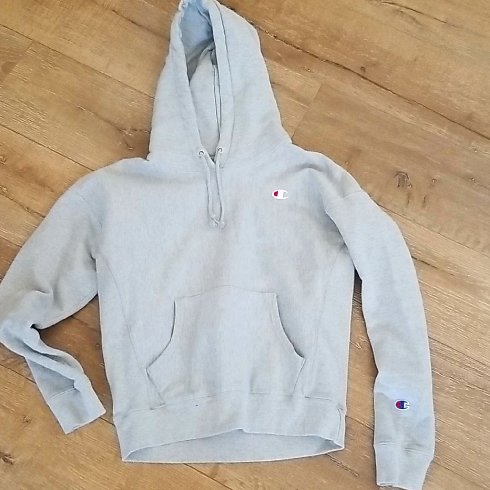 Champion grey hoodie